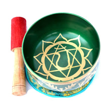 Load image into Gallery viewer, Heart Chakra (Anahata) Singing Bowl - Meditation Chakra Healing Therapy Sound Bowl - sevenzings
