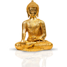 Load image into Gallery viewer, Large Buddha Statue Figurine Idol Meditation Home Decor - 13&quot; Buddha Idol Sculpture Calm Peaceful Yoga Work Studio Decor - sevenzings
