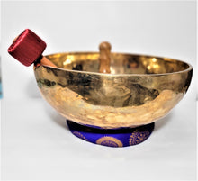 Load image into Gallery viewer, Authentic Tibetan Hand Beaten Singing Bowl Set of 5: Sizes 7&quot;,8&quot;,9&quot;,10&quot; and 11&quot;