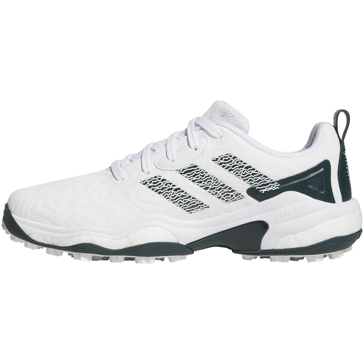 Adidas Codechaos 25 Golf Shoes White/Aurora Ivy/Green Burst