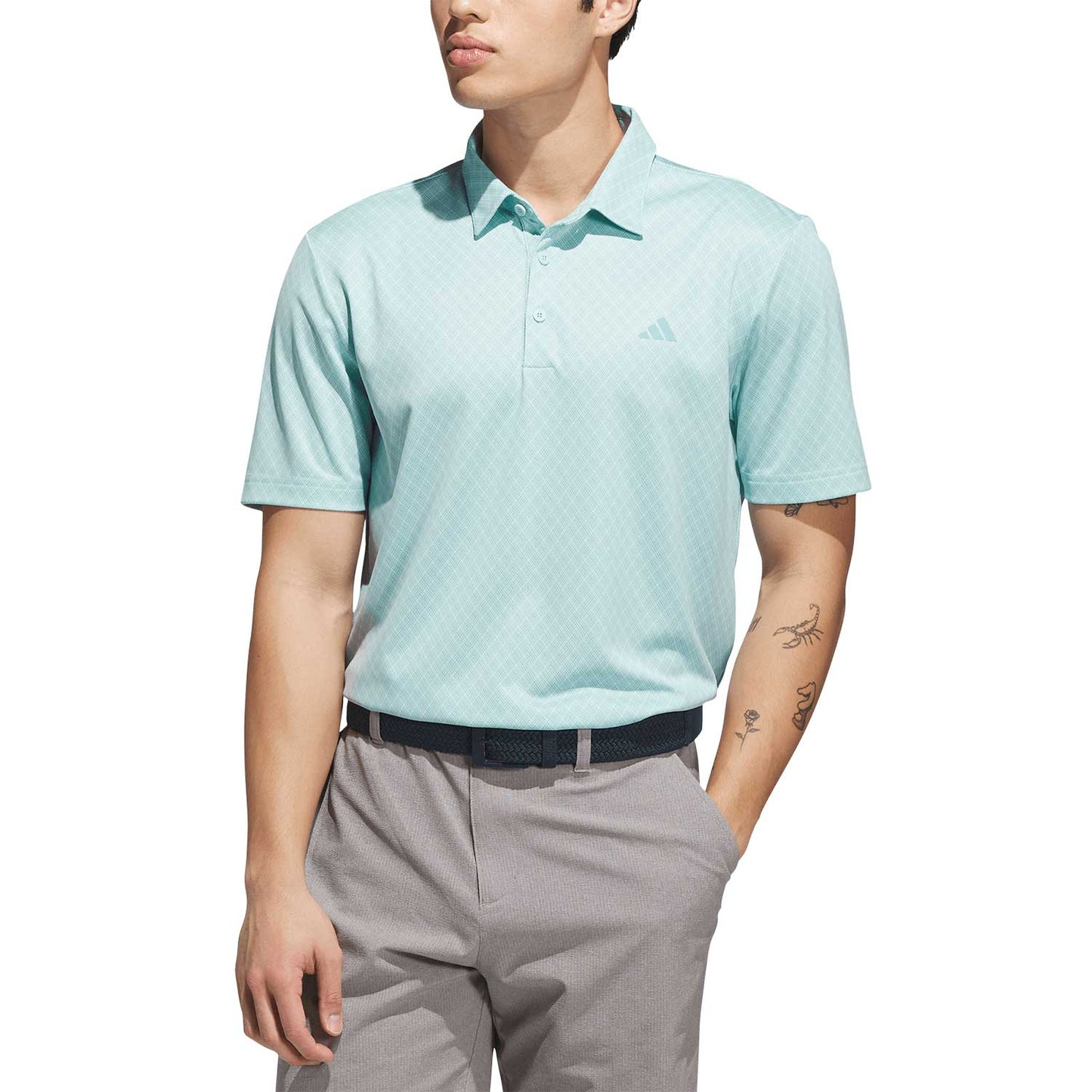 Adidas Core Allover Print Golf Polo