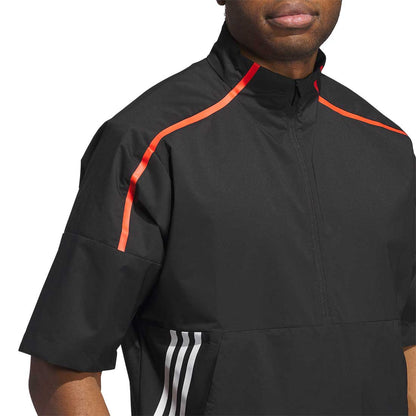Adidas Core Provisional Short Sleeve Half Zip Rain Jacket