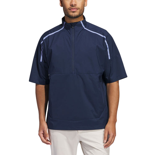 Adidas Core Provisional Short Sleeve Half Zip Rain Jacket