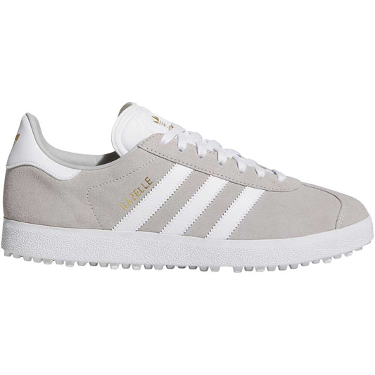 Adidas Gazelle Spikeless Golf Shoes Grey Two/White