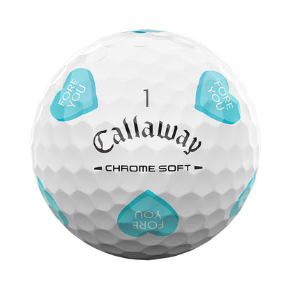 Callaway Chrome Soft Truvis Hearts Golf Balls