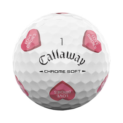 Callaway Chrome Soft Truvis Hearts Golf Balls