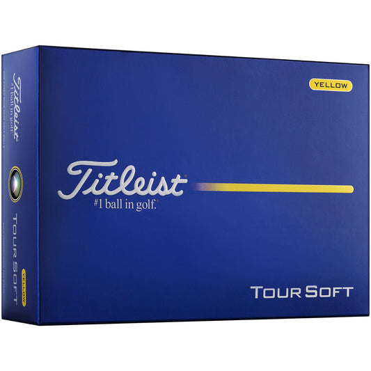 Titleist Tour Soft Yellow Golf Balls