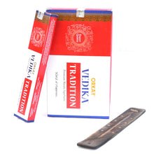 Load image into Gallery viewer, Orkay Vedika Natural Traditional Incense - Pack of 12 - 15 gm each (Total 180 Meditation Incense Sticks) - sevenzings
