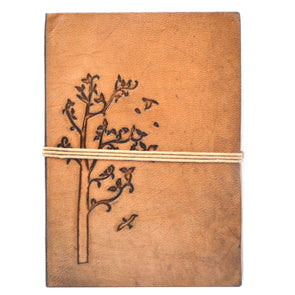 Everyday Leather Tree of Life Journal Diary-Meditation Yoga Reiki Diary - sevenzings
