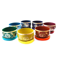 Load image into Gallery viewer, Set of 7 Chakra Singing Bowls - sevenzings
