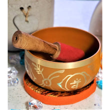 Load image into Gallery viewer, Sacral Chakra (Svadhishthana) Singing Bowl - Meditation Yoga Reiki Chakra Healing Sound Bowl - sevenzings
