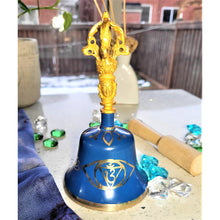 Load image into Gallery viewer, Third Eye Chakra (Ajna) Tibetan Bell - Chakra Healing &amp; Reiki Balance Singing Bowl - sevenzings