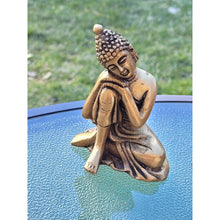 Load image into Gallery viewer, Brass Buddha Statue - 4&quot; Buddha Figurine Idol Sculpture - sevenzings