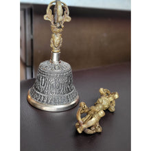 Load image into Gallery viewer, Tibetan Bell Dorje - Meditation Yoga Reiki Chakra Sound Bowl Healing Prayer Bells - Home Decor - sevenzings
