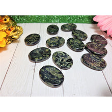Load image into Gallery viewer, Worry Stone Palm Stone Thumb Stone Kambaba Jasper Reiki Energy Booster Healing Crystals Pocket Soothing Peace Stone Sevenzings 
