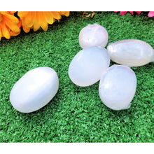 Load image into Gallery viewer, Crystal Palm Stone Selenite Pocket Stone Power Stone Energy Booster Healing Crystals Worry Stone Protection Stone Sevenzings
