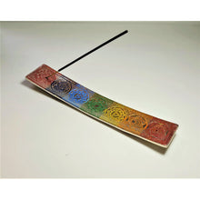 Load image into Gallery viewer, 7 Chakras Engraved Incense Holder Home Decor Incense burner - sevenzings
