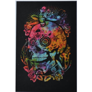 Skull Wall Hanging Wall Art Tapestry - 100% Cotton Home Decor - sevenzings