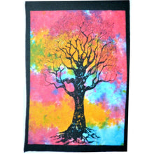Load image into Gallery viewer, Colored Tree of Life Wall Hanging Wall Art Hanging Tapestry - 100%  Cotton Home Decor - sevenzings
