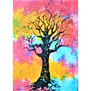 Colored Tree of Life Wall Hanging Wall Art Hanging Tapestry - 100%  Cotton Home Decor - sevenzings