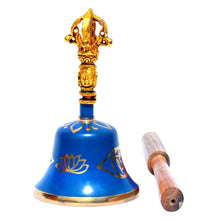 Load image into Gallery viewer, Third Eye Chakra (Ajna) Tibetan Bell - Chakra Healing &amp; Reiki Balance Singing Bowl - sevenzings