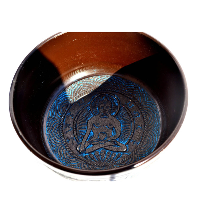 Buddha Singing Bowl Meditation Set of 4 - Chakra Healing Therapy Sound Bowl - sevenzings