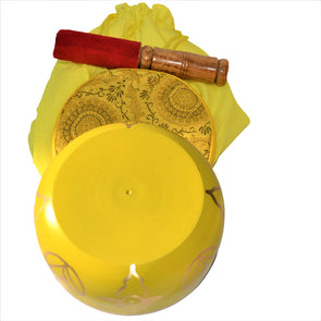 Solar Plexus Chakra (Manipura) Singing Bowl - Energy Balance Home Decor Meditation Sound Bowl - sevenzings