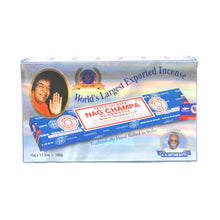 Load image into Gallery viewer, Authentic Satya Sai Baba Nag Champa Incense - Pack of 12 - 15 gm each (Total 180 Hand Rolled Meditation Incense Sticks) - sevenzings
