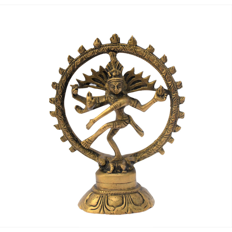 Nataraja Statue - Dancing Shiva Figurine Idol Zen Decor - sevenzings