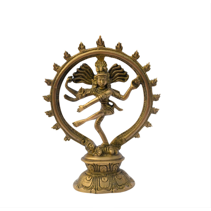 Nataraja Statue - Dancing Shiva Figurine Idol Zen Decor - sevenzings