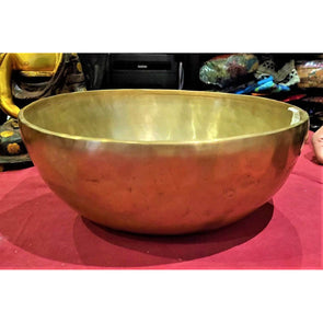 BLACK FRIDAY SALE| Large 14" Tibetan Singing Bowl Meditation Sound Bowl, Chakra Balance Healing Sound Therapy Sound Bowl - sevenzings