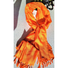 Load image into Gallery viewer, FAST SHIPPING Fall Scarf Pure Silk Neck Scarves - Gift for her or  Best Self Gifting Scarf - sevenzings
