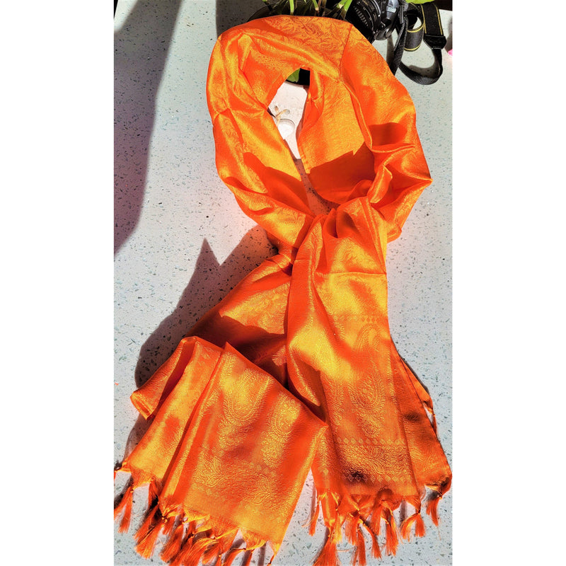 FAST SHIPPING Pure Silk Scarf - Gift for her or  Best Self Gifting Scarves Womens Clothing - sevenzings