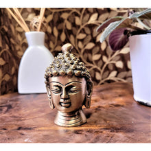 Load image into Gallery viewer, FAST SHIPPING Buddha Head Peaceful Living Home Decor- 3&quot; Small Buddha Figurine Idol Buddha Sculpture - sevenzings