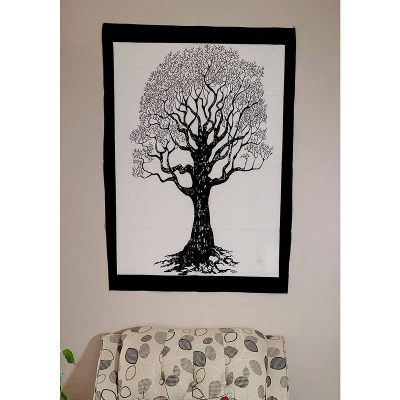 FAST SHIPPING Tree of Life Wall Hanging Wall Art Hanging Tapestry - 100%  Cotton Home Decor Home Office Decor - sevenzings