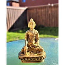 Load image into Gallery viewer, Buddha Statue Wall Art Meditation - 5&quot; Medicine Buddha Figurine Idol Sculpture Calm Peaceful Home Decor Yoga Mindfulness Work Decor - sevenzings
