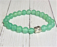 Load image into Gallery viewer, Green Aventurine Healing Crystal Bracelet with Necklace Set
