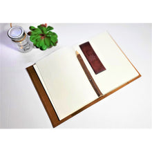Load image into Gallery viewer, Hand Bound Chakras Refillable Leather Journal Notebook