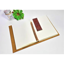 Load image into Gallery viewer, Hand Bound Chakras Refillable Leather Journal Notebook