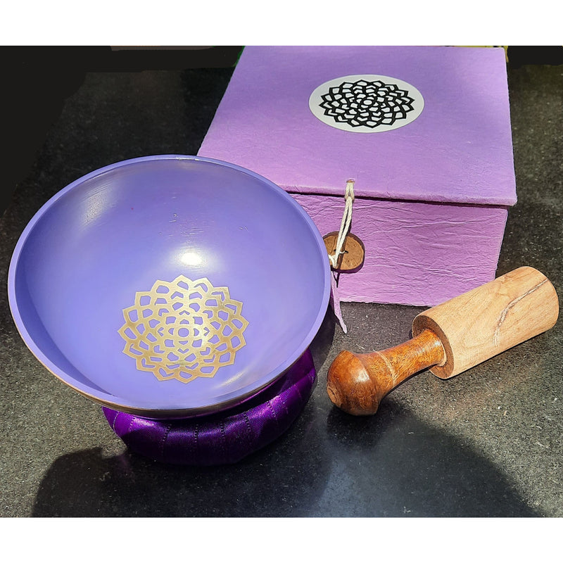 Beginners Chakra Singing Bowl Set in Box - Meditation kit Yoga Reiki Chakra Healing Sound Bowls - sevenzings