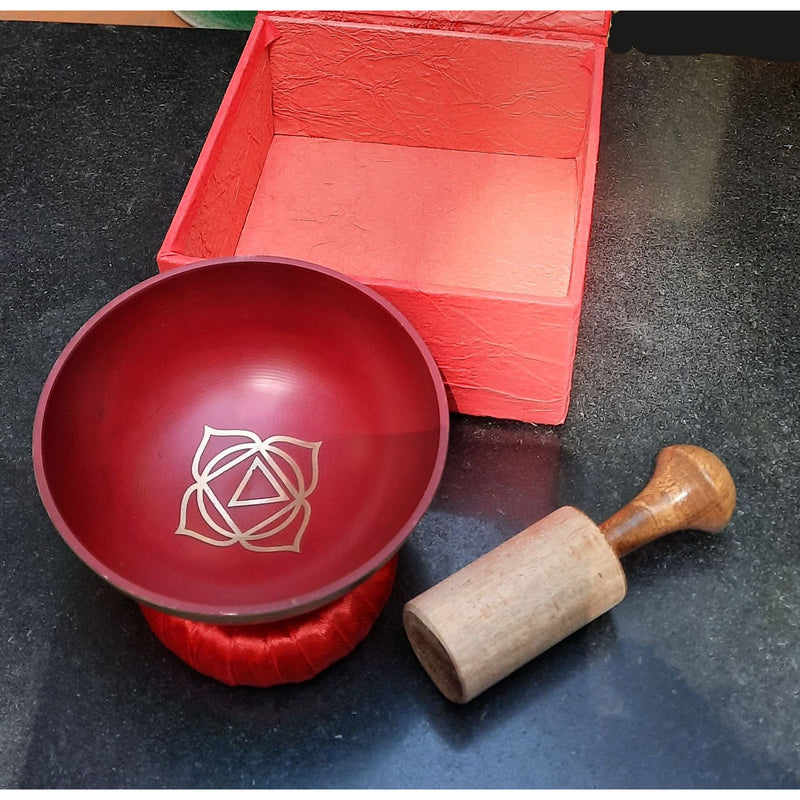 Beginners Chakra Singing Bowl Set in Box - Meditation kit Yoga Reiki Chakra Healing Sound Bowls - sevenzings