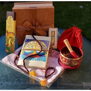 Root Chakra Meditation Kit  - Yoga Mindfulness Healing Gift Set/Box - sevenzings